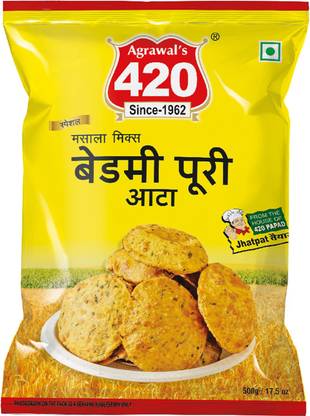 Agarwal 420 Papads Bedmi Puri Atta