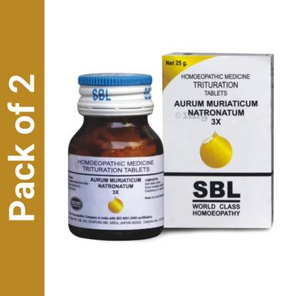 SBL Aurum Muriaticum Natronatum 3X Tablets