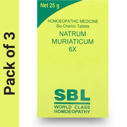 SBL Natrum Muriaticum 6X Tablets
