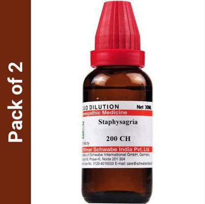 Dr.Willmar Schwabe India Staphysagria 200CH 200CH Liquid