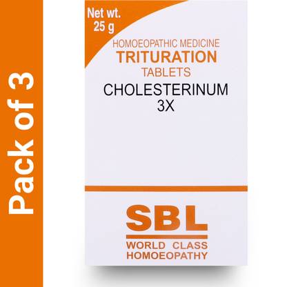 एस बी एल Cholesterinum 3X टैबलेट्स