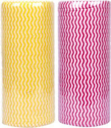 The club Non-Woven Multipurpose Kitchen Towel Roll 80 Pull (Pack of 2)