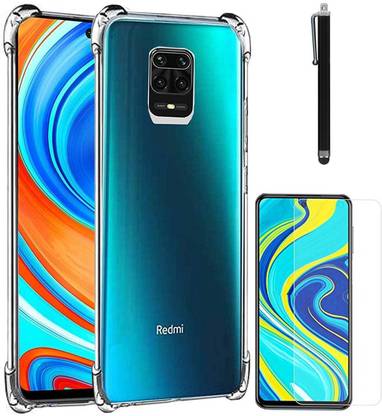 RRTBZ Cover Accessory Combo for Xiaomi Redmi Note 9 Pro with Stylus Pen and Screen Guard