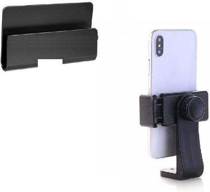 SUREELEE PACK OF WALL MOUNT PHONE STAND AND TRIPOD CLIP Mobile Holder