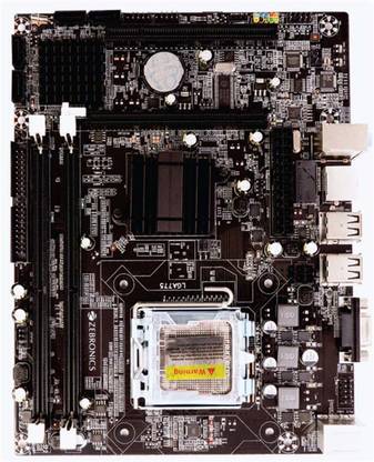 ZEBRONICS G31-D2-775 LGA 775Socket Mini-ATX Intel G31 Chipset DDR2 Motherboard for Desktop