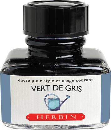 j herbin Vert De Gris "D" 30ml Ink Bottle
