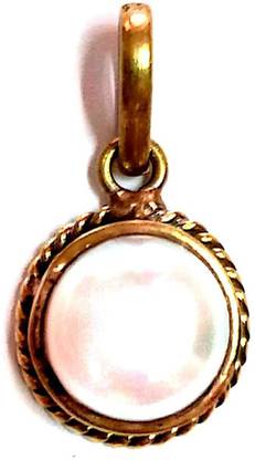 SHREENATHJI Pearl Pendant Panchdhatu Locket Metal
