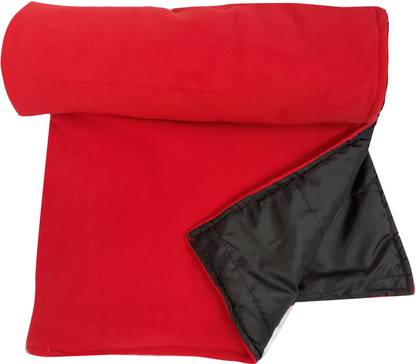 Ayra pet care Blk-Q-Red-L Dog, Cat Blanket
