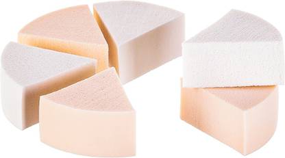 MINISO 6PCS Triangle Powder Puff Makeup Sponge Beauty Sponge Blender for Foundations Cosmetic Tool