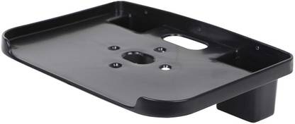 Naaz Unbreakable Set Top Box Stand with 2 Remote Holder Acrylic Wall Shelf 23cm x16.5cm x 6cm Plastic Wall Shelf