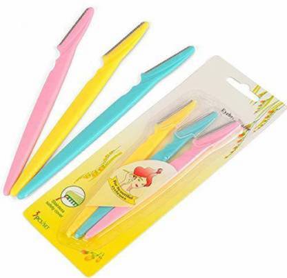 LIGHT BEAUTY Trending Eyebrow Facial Hair Remover Razors, Women