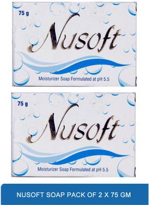 Nusoft Soap pack of 2 x 75 gm