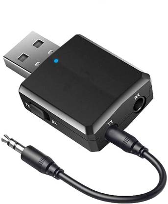Bhavi ZF-169 Plus Bluetooth 5.0 Audio Transmitter & Receiver, 3 in 1 Bluetooth Adapter, Turn Any Non-Bluetooth Devices Into Bluetooth Enabled for PC, TV, Speaker, Car Stereo, Sound System, MP3 Player Bluetooth
