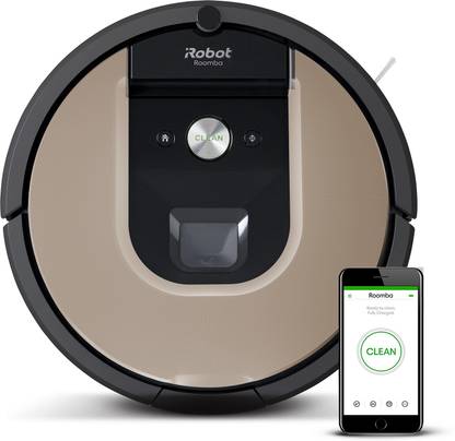 irobot Roomba 976 Robotic Floor Cleaner with Reusable Dust Bag (WiFi Connectivity, Google Assistant and Alexa)