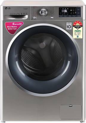 LG 7 kg with Inverter Fully Automatic Front Load Washing Machine with In-built Heater Silver