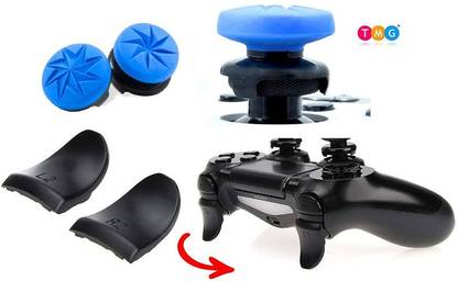 TMG CONTROLLER ANALOG FPS Extenders PS4 Thumbstick L2 R2 Trigger Extended Button Analog Enhanced Thumb Stick Cap for PS4 Controller  Joystick