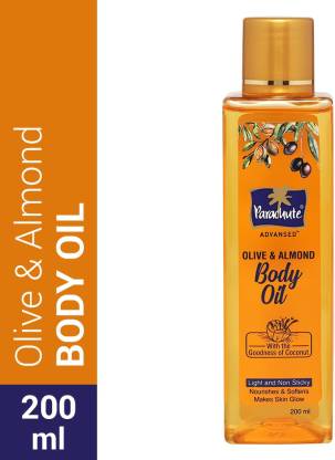 Parachute Advansed Body Oil Olive & Almond, For Nourished Glowing Skin