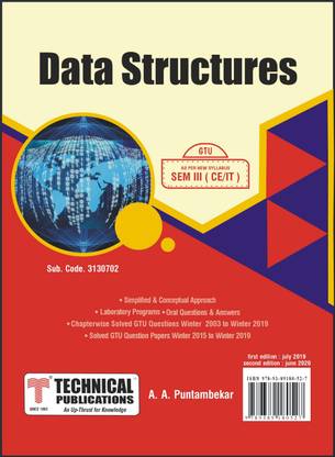 Data Structures for GTU 18 Course (III - CE/CSE/IT/ICT - 3130702)