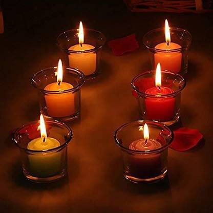 Decent Glass Glass 12 - Cup Tealight Holder Set