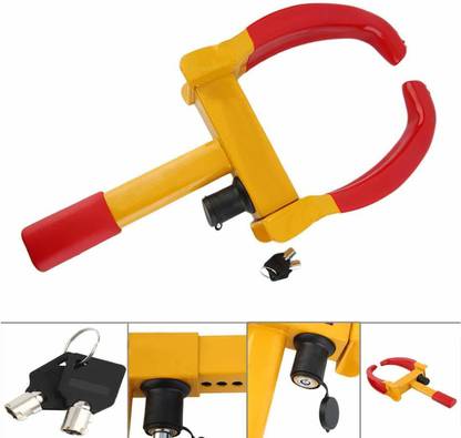 Nandini Anti-Theft Tyre Wheel Clamp Lock Truck Car Automotive for Four Wheeler and Bike Wheel Lock