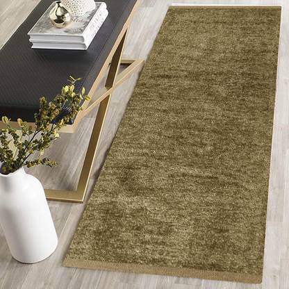Anu home gallery Beige Polyester, Blended Runner