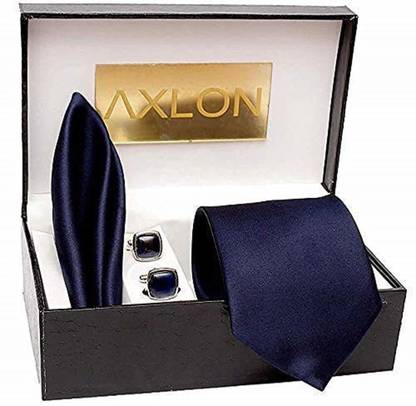 AXLON Satin Tie & Cufflink