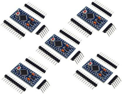 Grahikum Pro Mini Atmega168 Mini Atmega168 Crystal Oscillator Board Module 16M 5V for Arduino Nano Replace Atmega328(Pack of 5) Micro Controller Board Electronic Hobby Kit