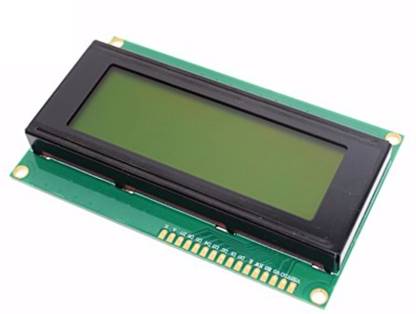 Robotronics LCD 20x4 Display Board 5V Yellow - Green Screen 2004 20x04 Display - Arduino PIC ARM Raspberry Pi Other MCU Display Lights Electronic Hobby Kit