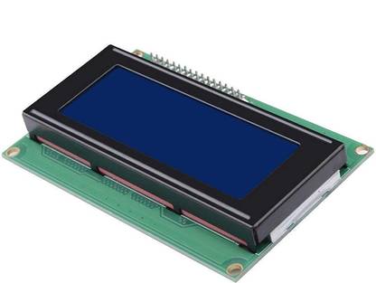 Grahikum 20x4 Line LCD Display with Blue Backlight HD44780 for All Arduino,Raspberry Pi,AVR,ARM,8051 (Blue Colour) Display Lights Electronic Hobby Kit