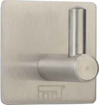 BTL Door/Wall Hook - L Shape (Stainless Steel 304) (Adhesive Hooks) (Load Capacity Upto 12kg) (No Screws Required) (BHK-7) Hook 1