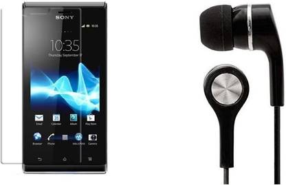Komto Screen Protector Accessory Combo for Sony Xperia J