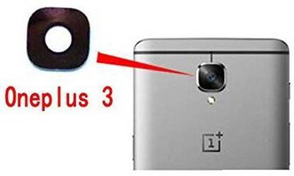 Mobilenest OnePlus 3 Back Rear Camera Glass Lens Replacement for OnePlus 3 Camera Lens Glass