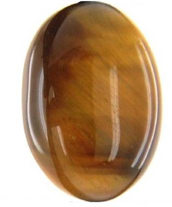 Takshila Gems Natural Tiger Eye Stone Lab Certified 7.25 Ratti / 6.52 Carat Tiger Gemstone, Tiger Stone Stone