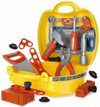 Pass Pass Engineering Tool Set with Briefcase, Construction Tools box Toys