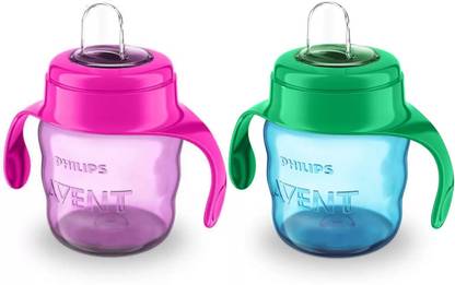 Philips Avent Avent Toddler Spout Cup With Twin Handle Pack of 2 pcs