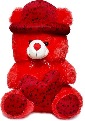 SYT Soft and Stuffed Toy CapTeddy Bear Dukku  - 40 cm