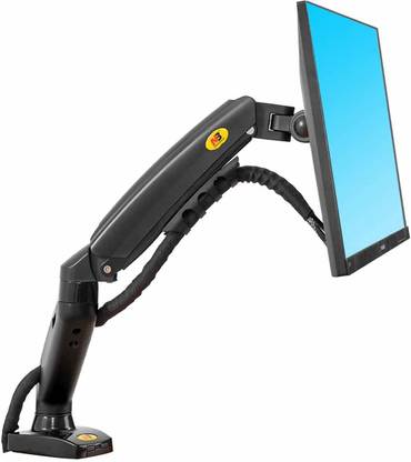 Gadget-Wagon 10 - 30" Gas Spring Desktop Full Motion Monitor Mount Fits Majority of 17-27 inch Flat Panel Screens and Monitors (Weighting From Min 4.4 Lbs Up to 13.2 Lb Max) Full Motion TV Mount