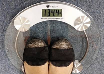 Majron Personal Human Body Weight Machine R2003A Transparent Round Glass 2003A Weighing Scale