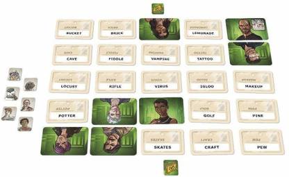 Krireen Two Rival Spymaster Code Games Strategy Board Game for Kids Strategy & War Games Board Game Party & Fun Board Game