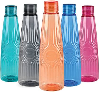 RNR 1 Litre, Set of 5, Material - Safe Plastic 1000 ml Bottle 1000 ml Plastic Bottle