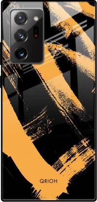 QRIOH Glass Back Cover for Samsung Galaxy Note 20 Ultra