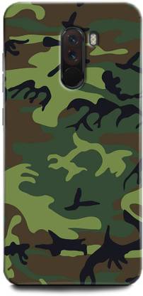 INDICRAFT Back Cover for POCO F1 ARMY, TXTURE, UNIFORM, MILITARY, COMO, DRESS CODE