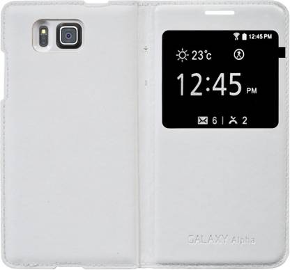 Coverage Flip Cover for Samsung Galaxy Alpha SM-G850Y