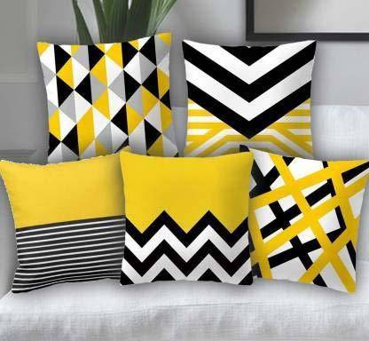 KC Enterprises Jute Cushions Cover