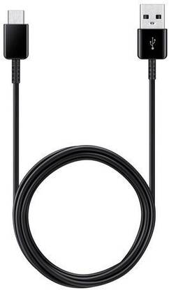 WHIZ USB Type C Cable 2 A 1 m 1M USB Type-C Data Charging Cable Compatible With All Type-C Interface Smartphones - Black