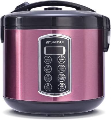 Sansui Deluxe Plus Electric Rice Cooker with Steaming Feature