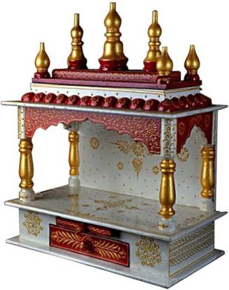 Jaipur Lane Mandir Solid Wood Home Temple
