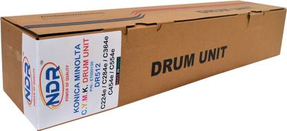 NDR For DR-512 C224e, C284e, C364e, C454e, C554e Pack Of 1 Drum Unit Black + Tri Color Combo Pack Ink Cartridge