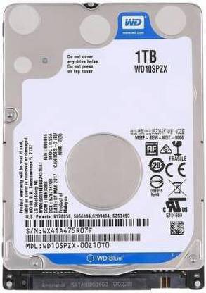 WD BLUE 1 TB Desktop Silver SATA Internal Hard Disk Drive (HDD) (WD10SPZX/WD10JPVX)