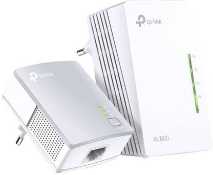 TP-Link TL-WPA4221KIT Lan Adapter 300Mbps AV600 Wi-Fi Powerline Extender Starter Kit
